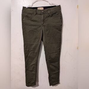 Democracy pants size 10 olive green